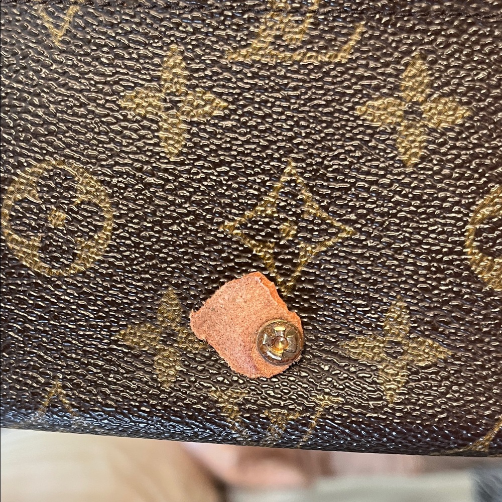 Project Louis Vuitton Dark Brown Monogram Wallet Set Snaps Need to be fixed - Picture 4 of 16